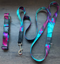 Marble Galaxy Collar and Leash Set