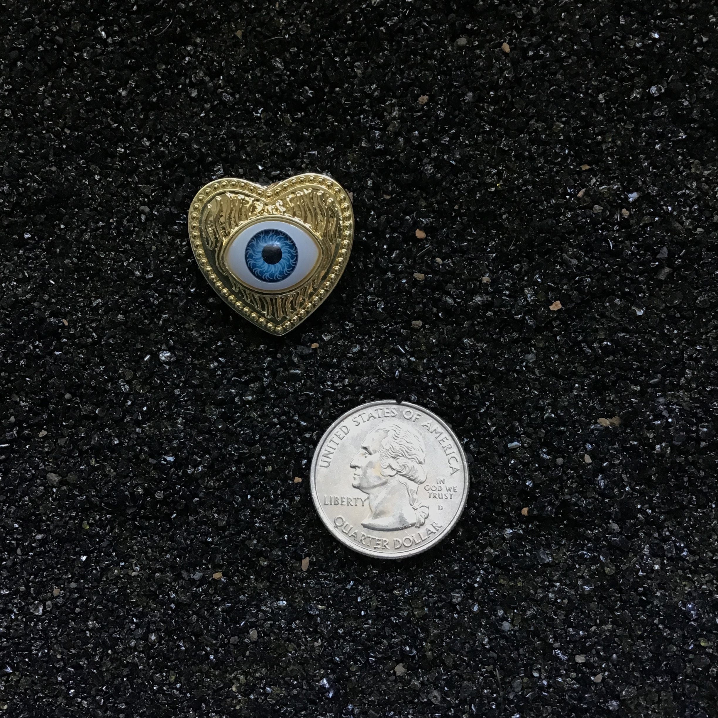 Egyptian Third Eye Button Cover (full set)