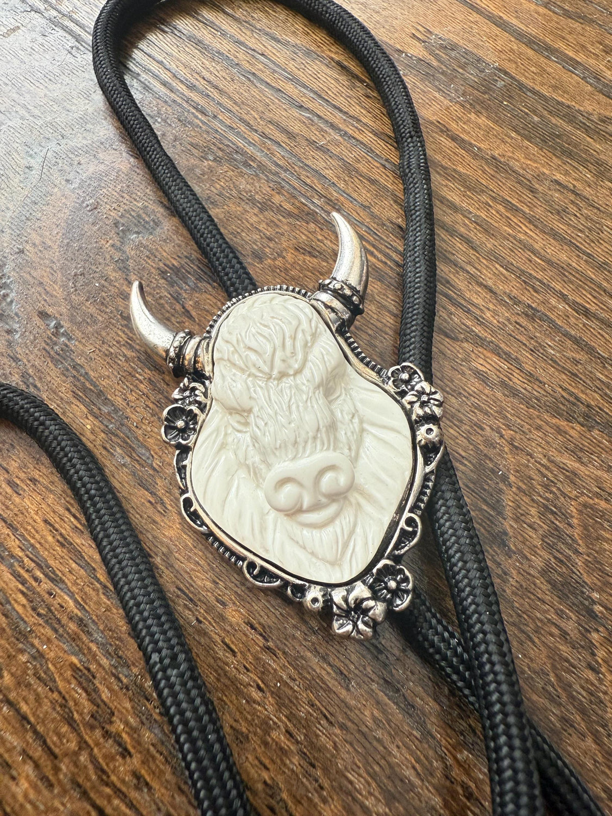 Bison Bolo Tie