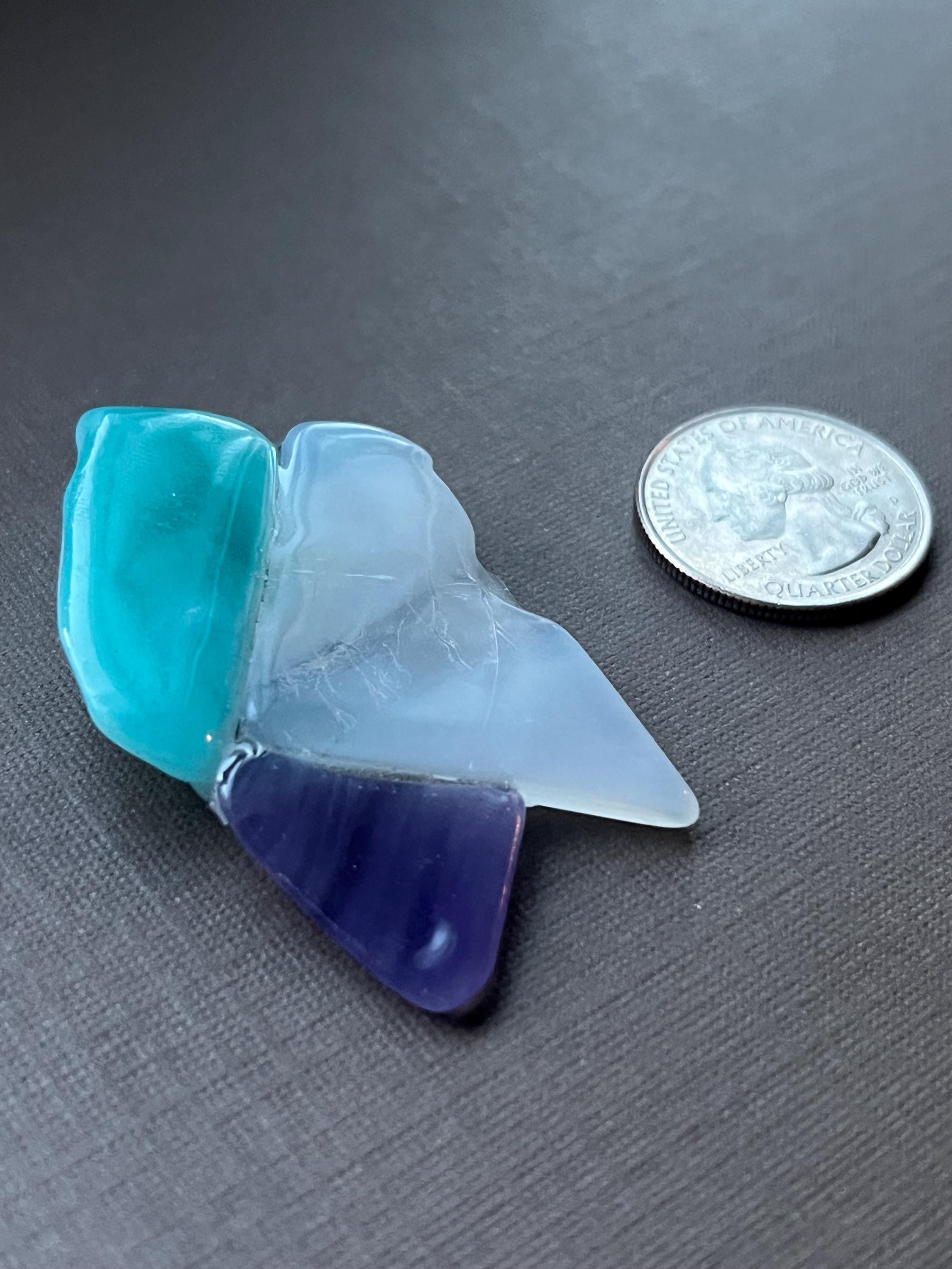 Large Sea Glass Button Cover