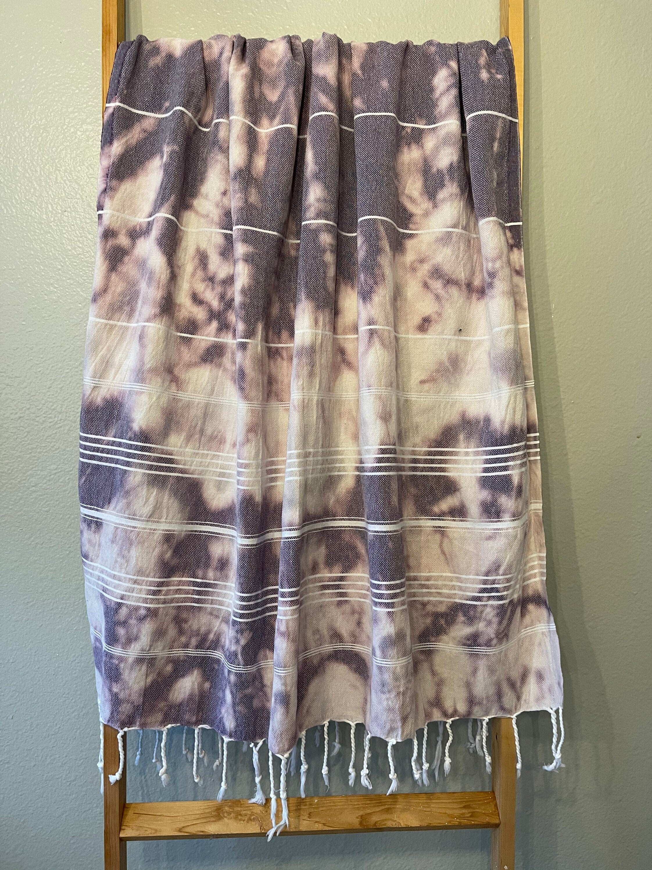 Deep Purple Beach Towel