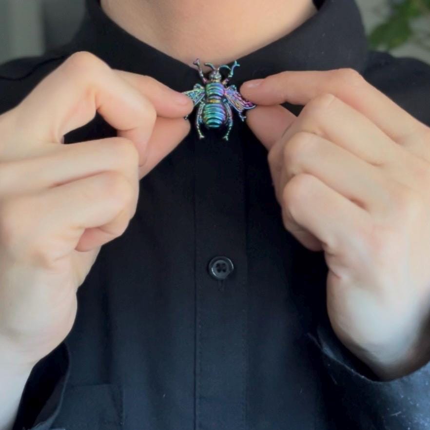 Rainbow Insect Pendant Button Covers