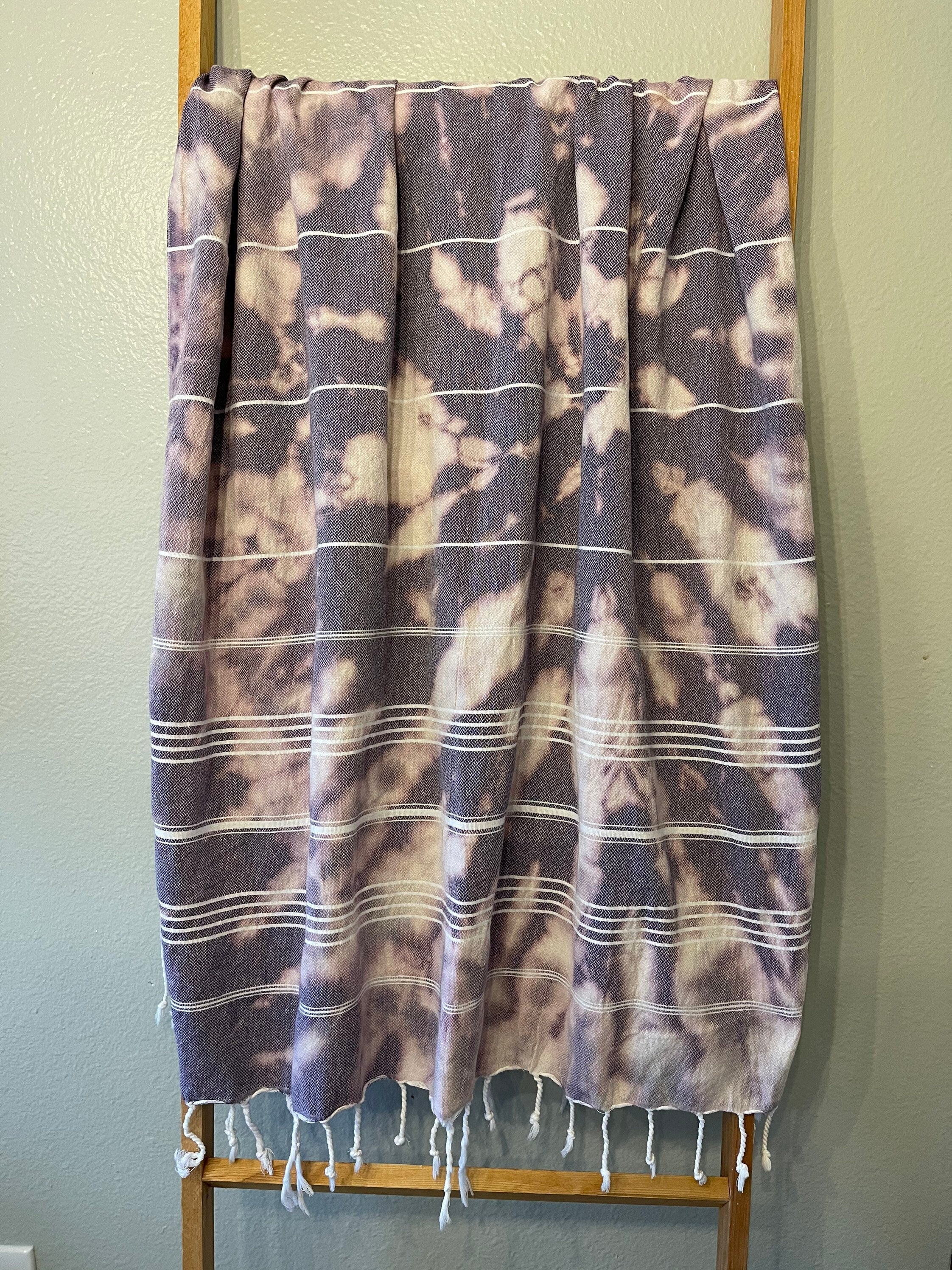Deep Purple Beach Towel