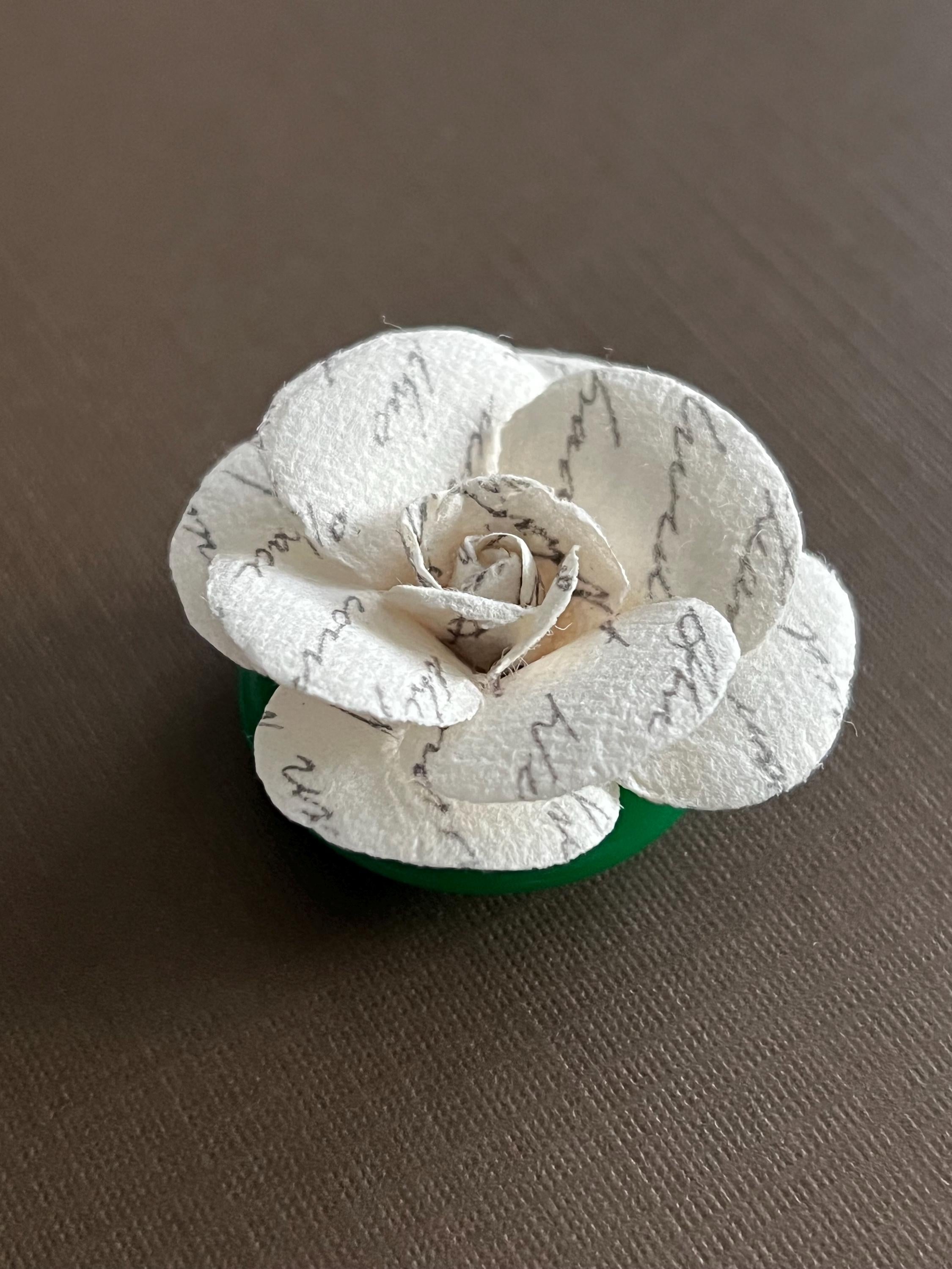 Paper Flower Button Cover