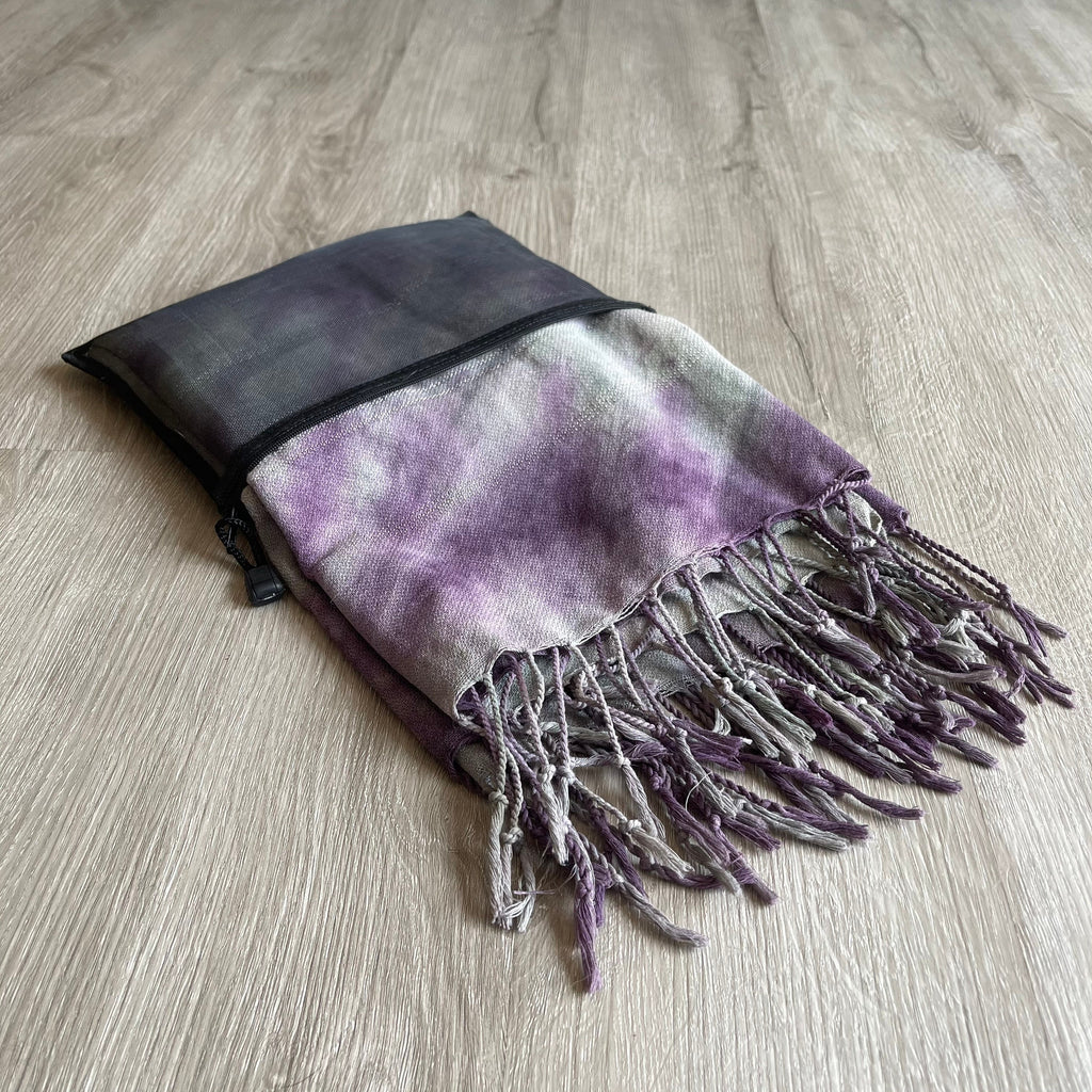 Purple and Sage Beach Towel