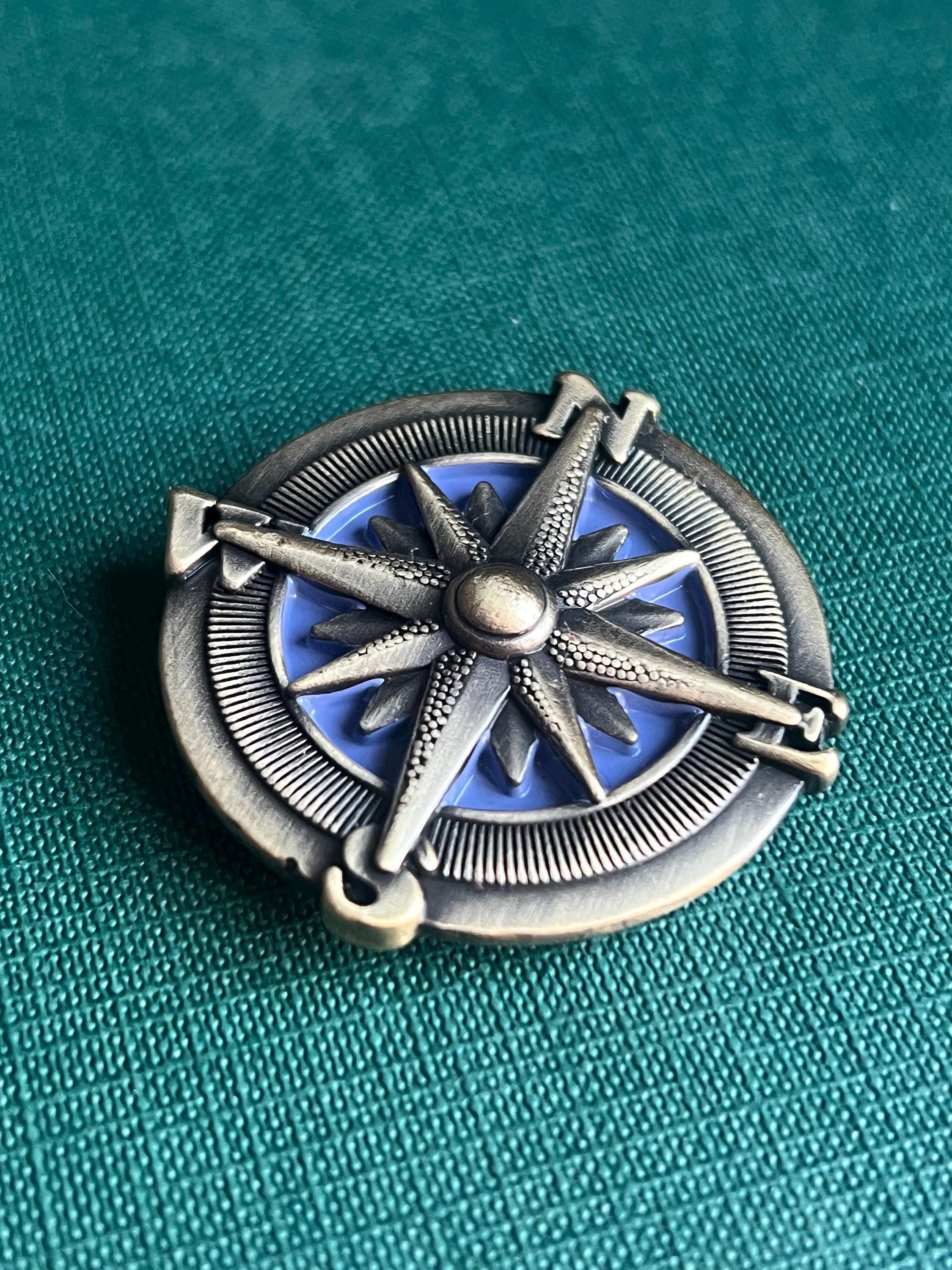 Compass Button Cover