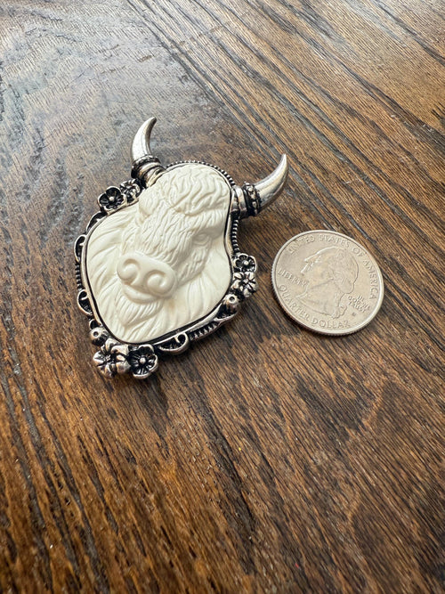 Bison Bolo Tie