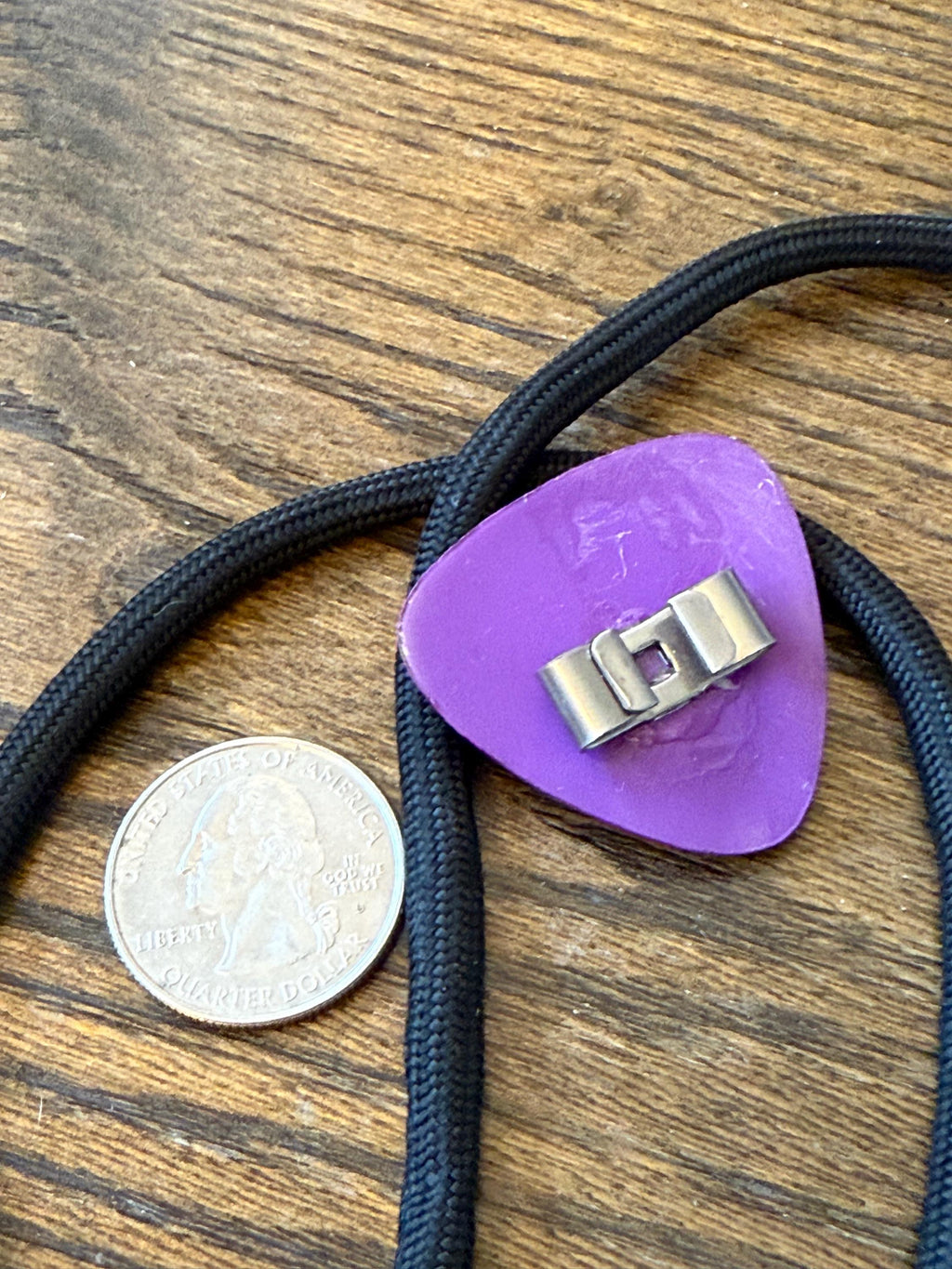 Purple Triangle Bolo Tie