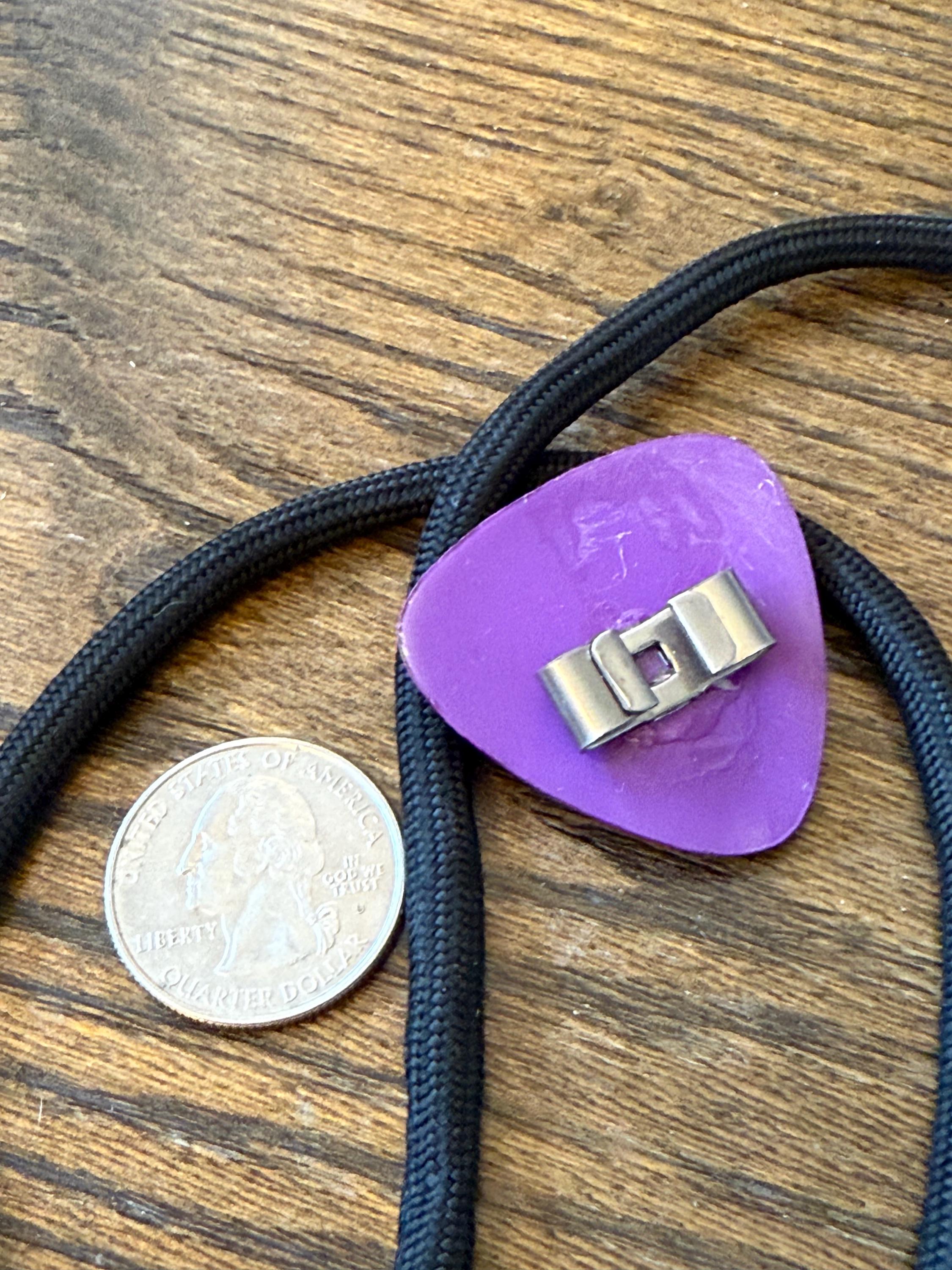 Purple Triangle Bolo Tie