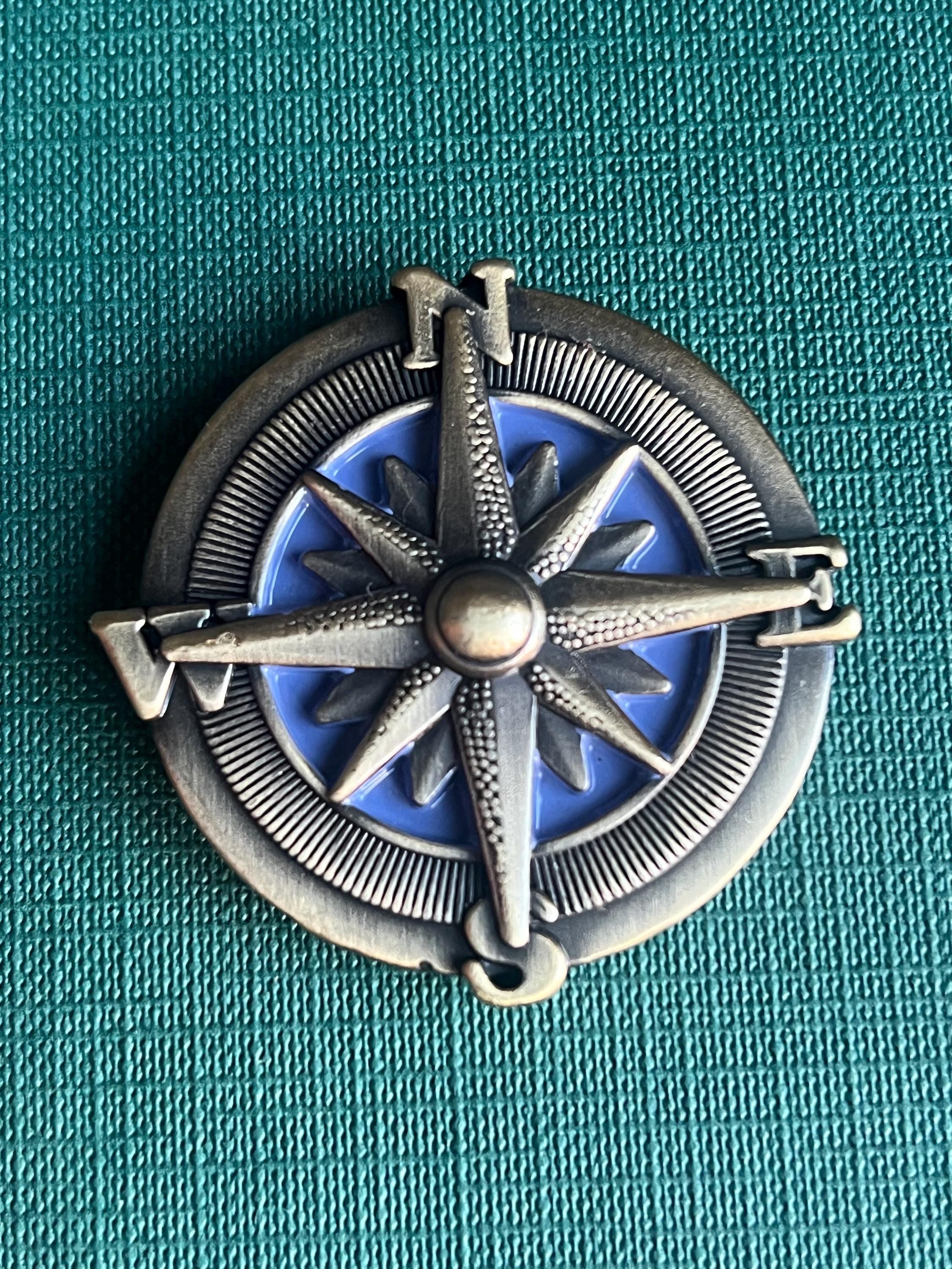 Compass Button Cover