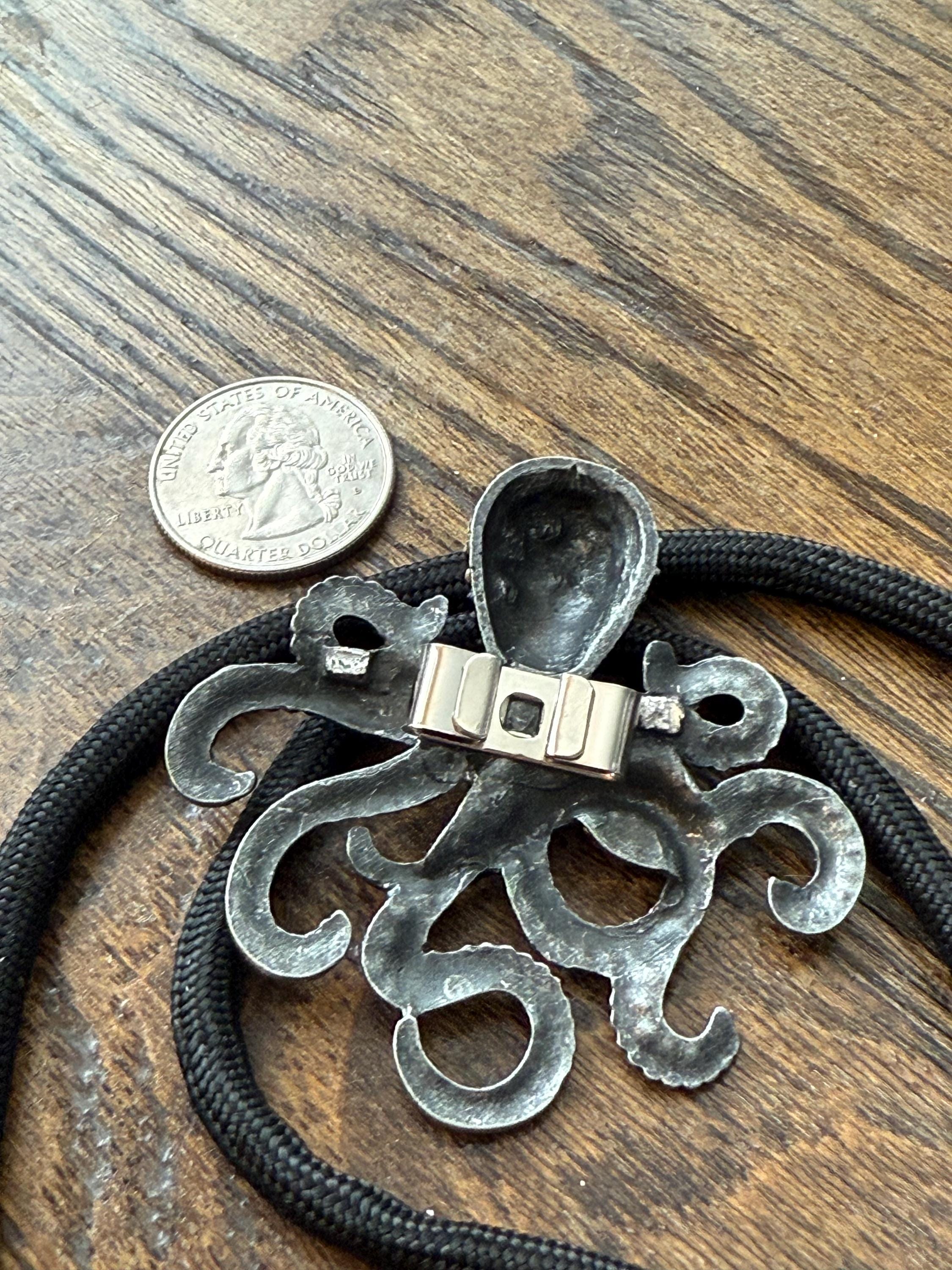 Gem Octopus Bolo Tie
