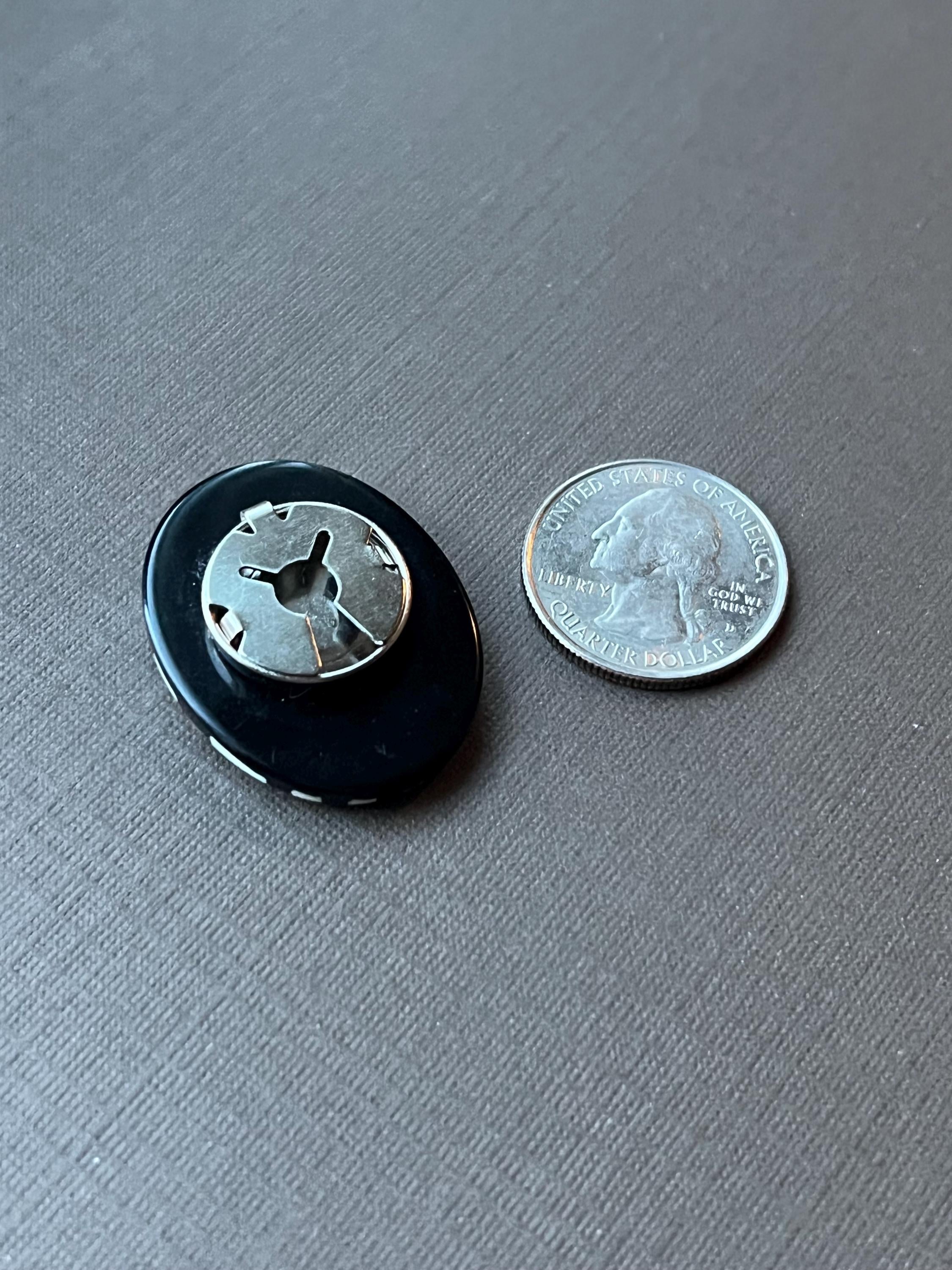 Geometric Moth Button Cover