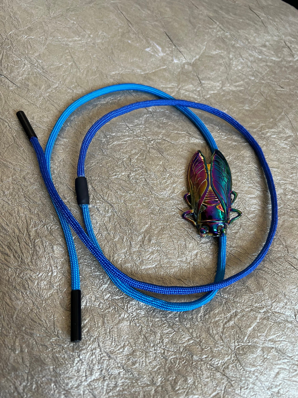 Rainbow Insect Bolo Tie