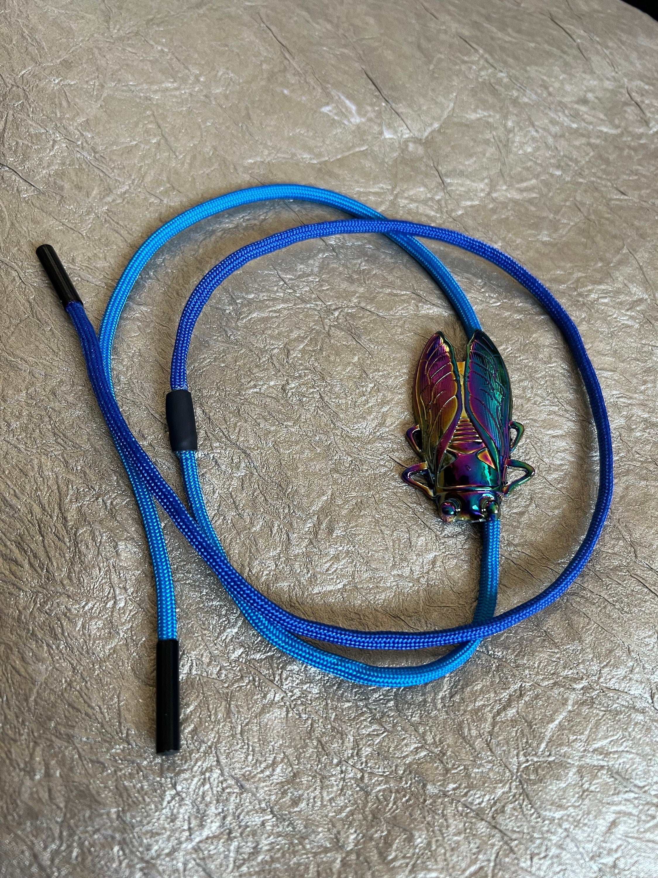 Rainbow Insect Bolo Tie