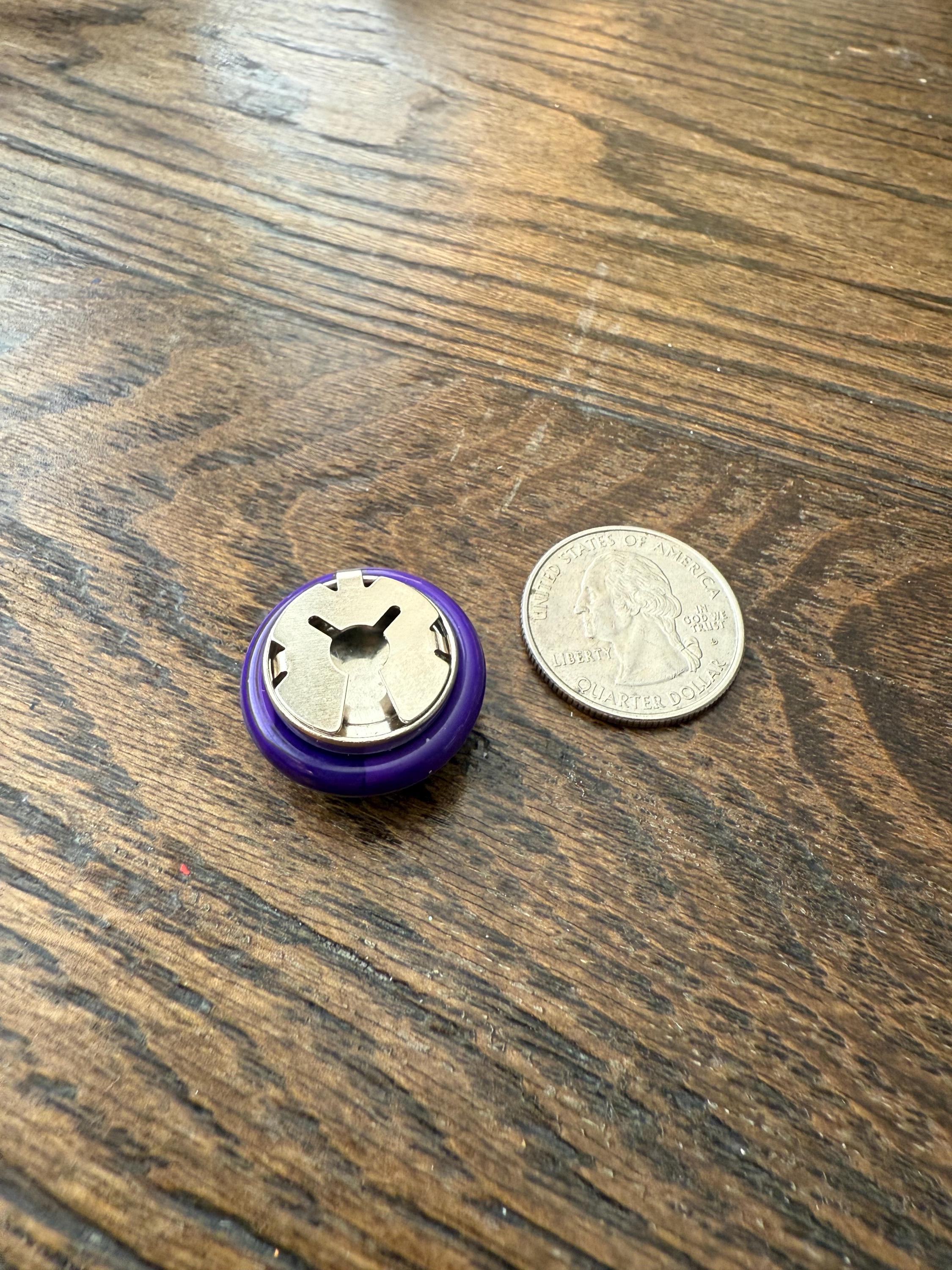 Purple Button Cover