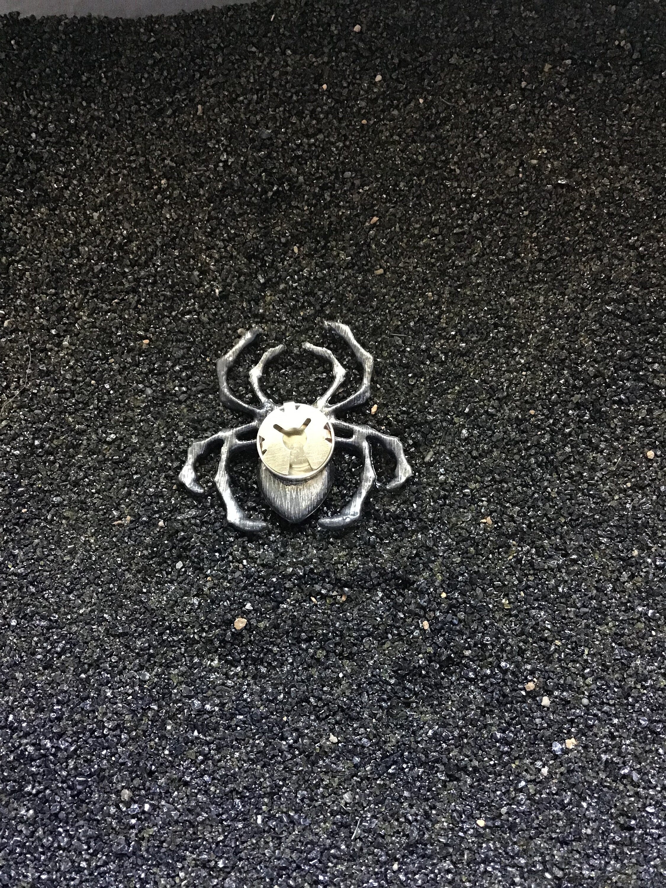 Large Spider Pendant Button Cover