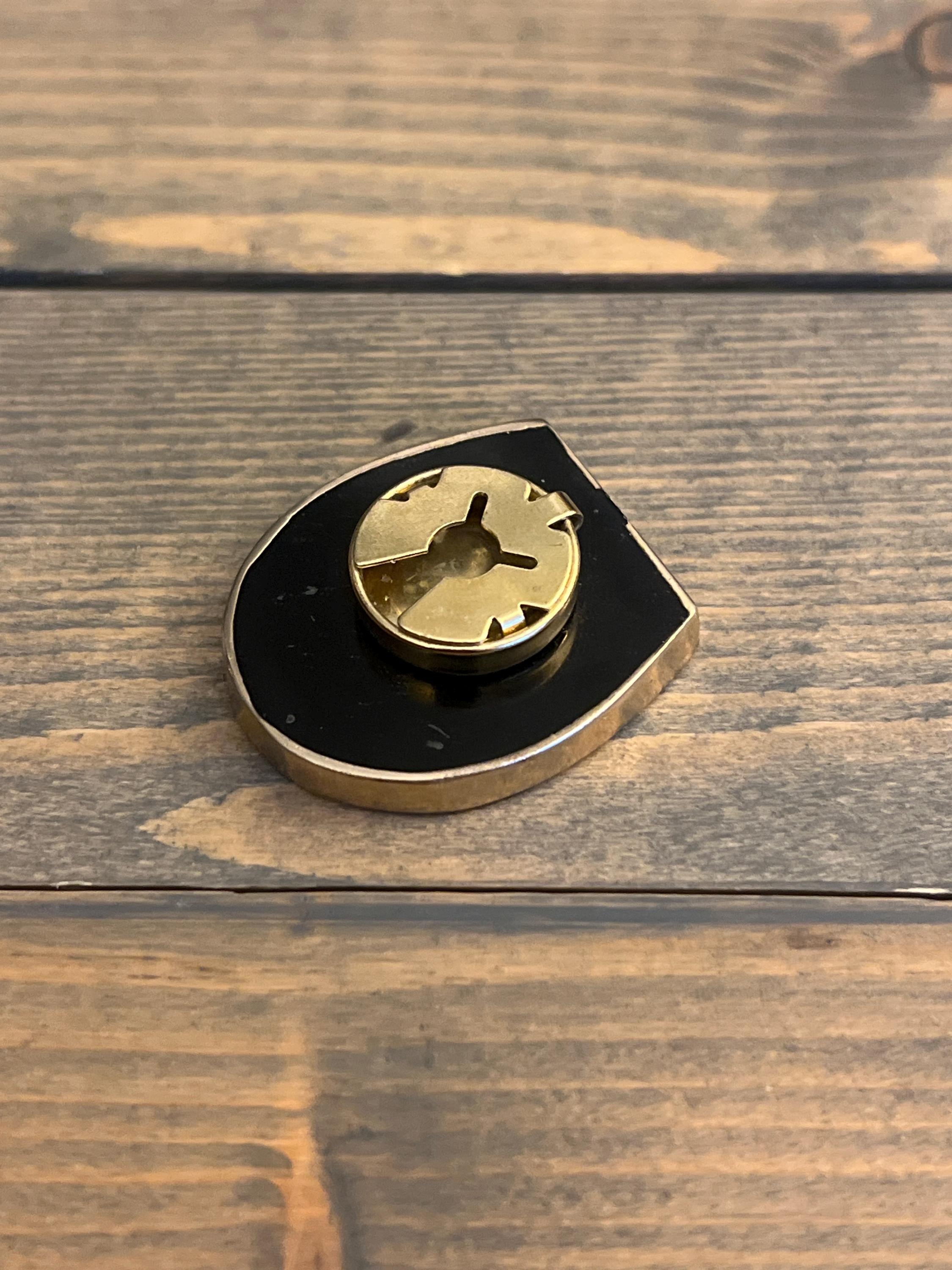 Geometric Stone Button Cover