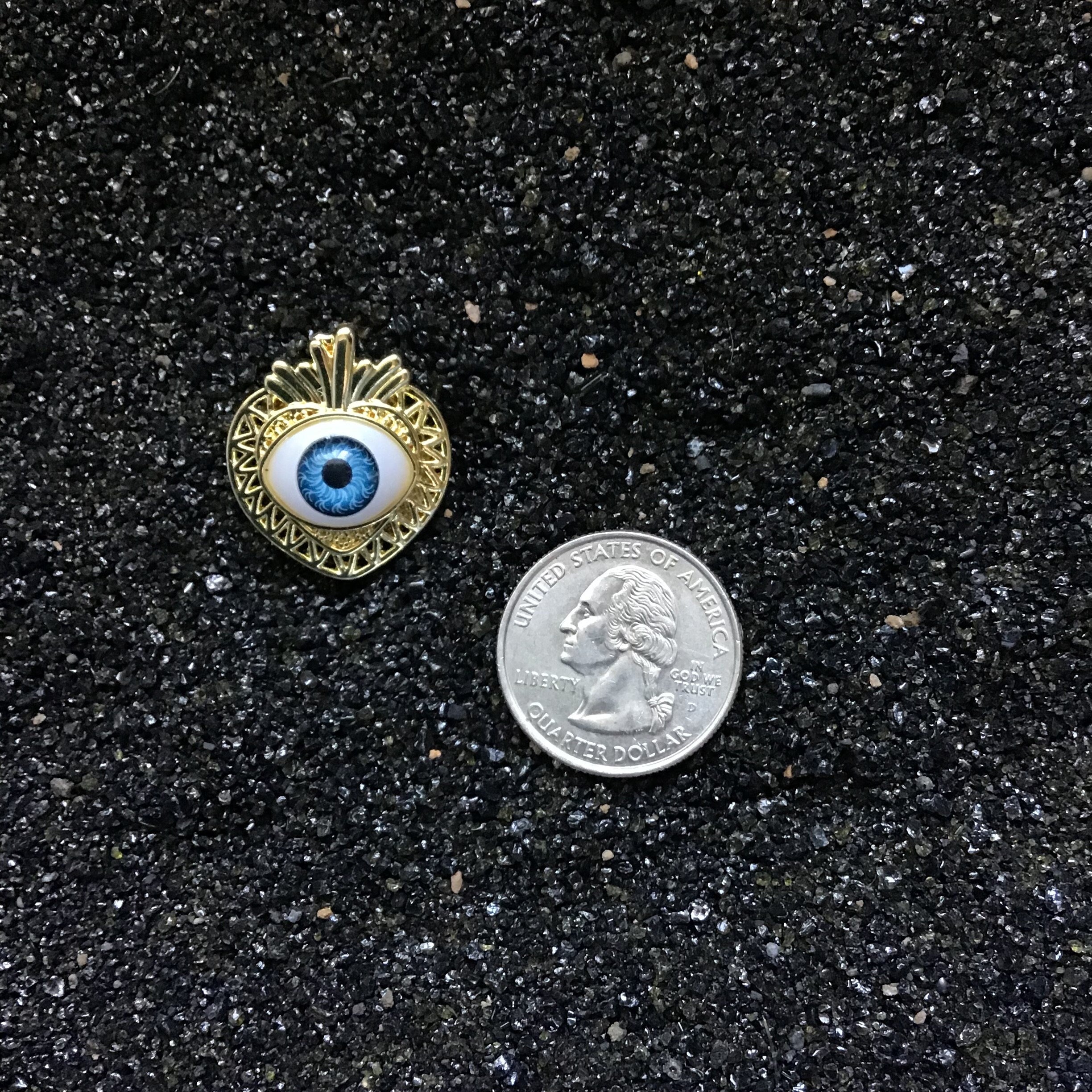 Egyptian Third Eye Button Cover (full set)