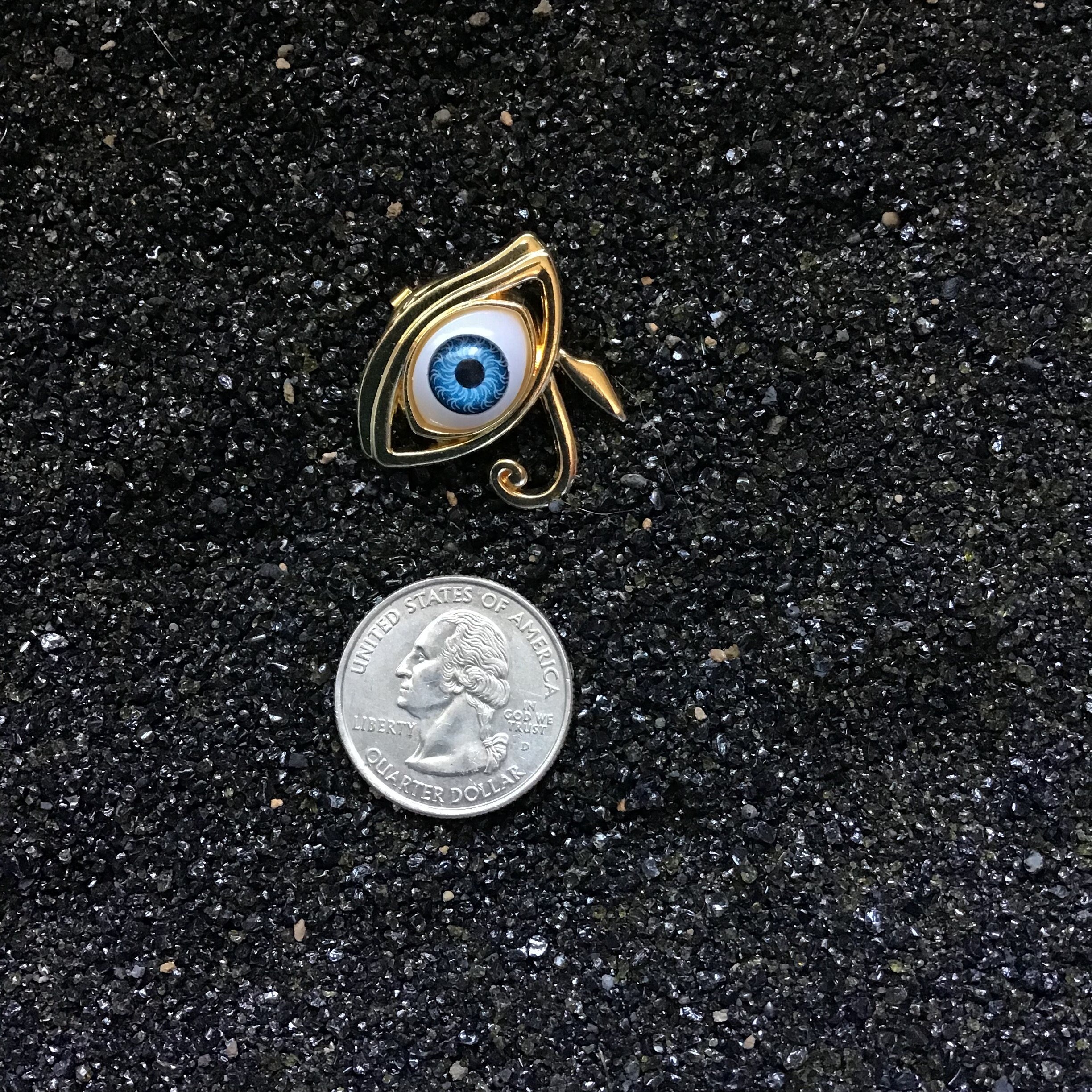 Egyptian Third Eye Button Cover (full set)